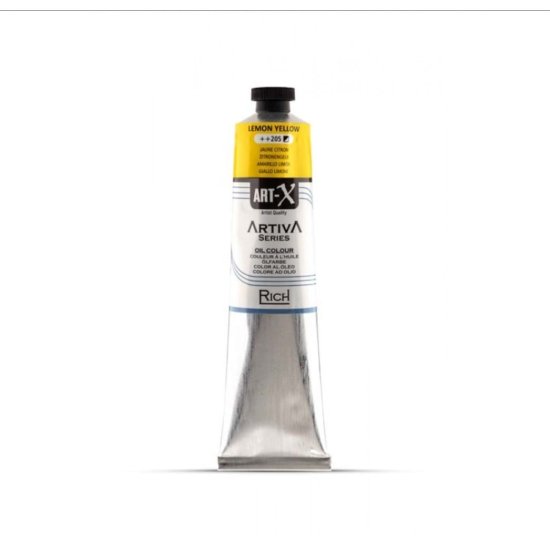 Rich Art-X Artıva Yağlı Boya 37 ml  Lemon Yellow 205
