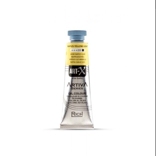 Rich Art-X Artıva Yağlı Boya 37 ml  Naples Yellow Light 222