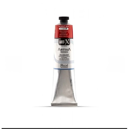 Rich Art-X Artıva Yağlı Boya 200 ml  Scarlet Red 334