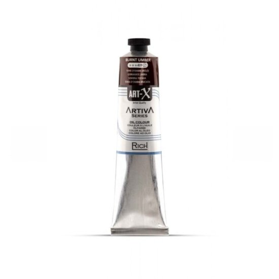 Rich Art-X Artıva Yağlı Boya 200 ml  Burnt Umber 409