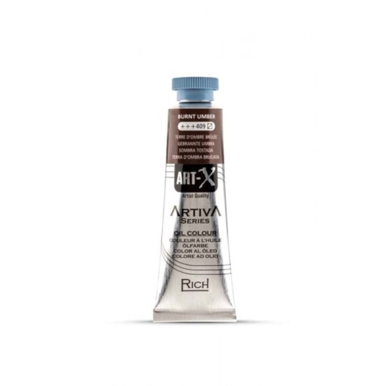 Rich Art-X Artıva Yağlı Boya 37 ml Burnt Umber 409