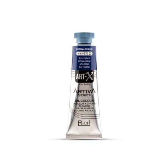 Rich Art-X Artıva Yağlı Boya 37 ml Phthalo Blue 570